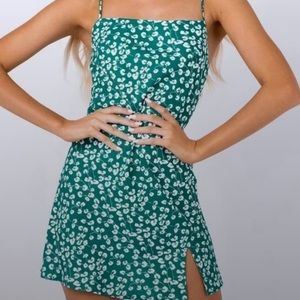 Princess Polly Jade Basin Mini Dress Size 6